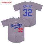 Throwback Jersey Men's Brooklyn Koufax Jersey Stitched