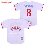 Throwback Baseball Jersey Men's Chicago 8 Dawson Jersey