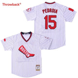 Throwback Jersey Men's Boston Pedroia Jerseys Baseball