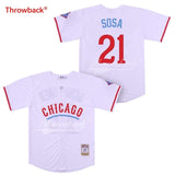 Throwback Jersey Men's Chicago Sosa Jerseys Baseball