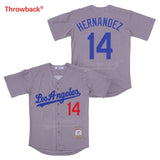 Throwback Jersey Men's Los Angeles Hernandez Jersey Stitched