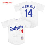 Throwback Jersey Men's Los Angeles Hernandez Jersey Stitched