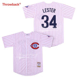 Men's Chicago Lester baseball jersey Stitched