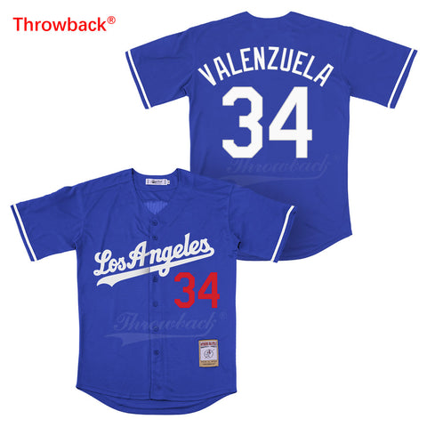 Throwback Jersey Men's Los Angeles Jersey Valenzuela