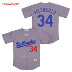 Throwback Jersey Men's Los Angeles Jersey Valenzuela