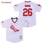 Throwback Baseball Jersey Men's Boston Jerseys 26 Boggs