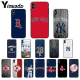 New York Yankees/Boston Red Sox Baseball Soft Phone Case Cover for iPhone