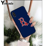 New York Yankees/Boston Red Sox Baseball Soft Phone Case Cover for iPhone