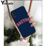 New York Yankees/Boston Red Sox Baseball Soft Phone Case Cover for iPhone