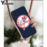 New York Yankees/Boston Red Sox Baseball Soft Phone Case Cover for iPhone