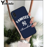 New York Yankees/Boston Red Sox Baseball Soft Phone Case Cover for iPhone